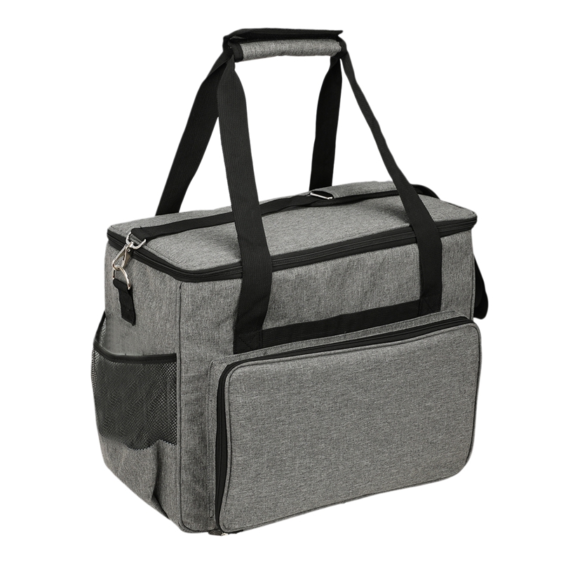 

Sewing Machine Storage Organizer Sewing Machine Bag Travel Tote Bag for Most Standard Machines and Accessories Gray