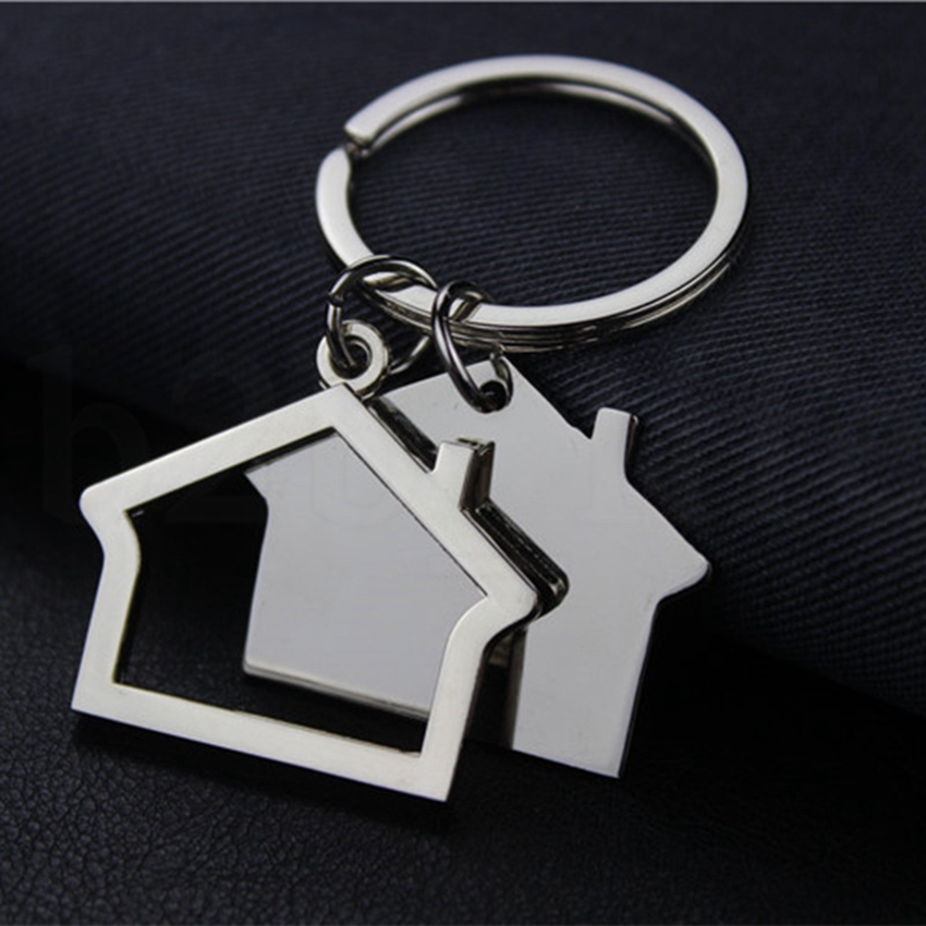 

Creative House Shaped Keychains Metal Keyrings house Design car Key Chain Key Pendant Key Holder KKA7540