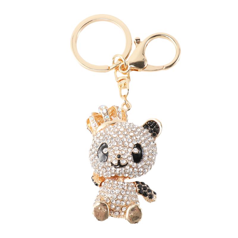 

Panda Pendant Keychain Rhinestone Panda Pendant Keychain Crystal (White)