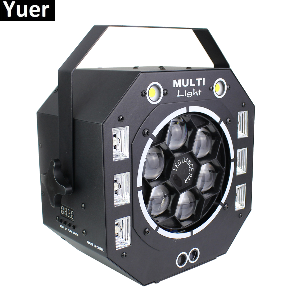 

120W LED Disco Light Beam Strobe Laser UV 4IN1 Stage Lights DJ Disco Sound Activated Laser Projector Effect Light For Christmas Party