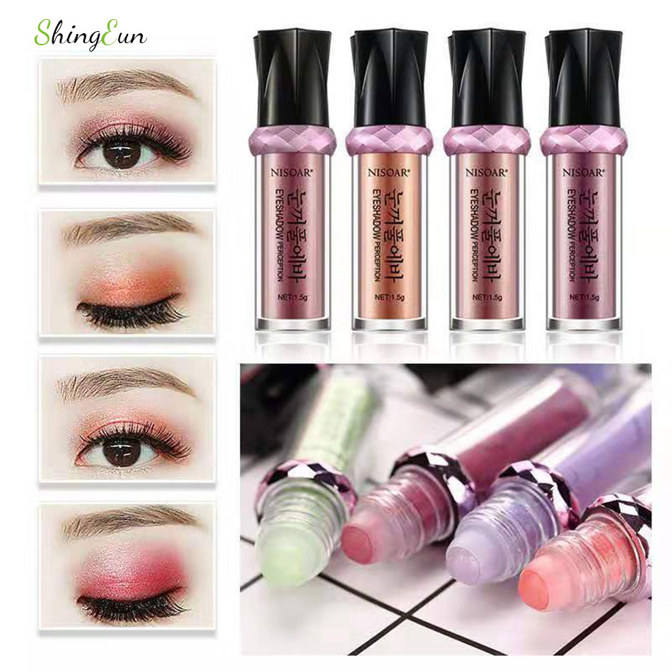 

Nissi Bead Walking Eye Shadow 16 Colors Eyeshadow Glitter Pigment Loose Makeup Palette, Army green