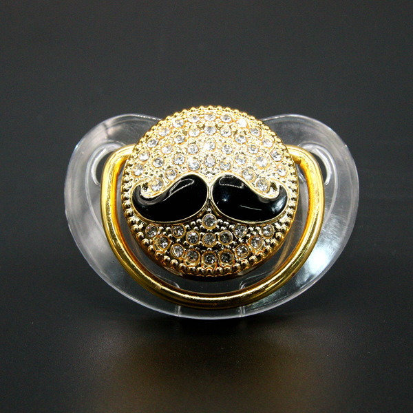 Acheter Pas Cher Luxe Bebe Sucette Gros Bling Bling Pacifier Avec Strass Bebe Orthodontiques Dummy Cristal Tetine Nipple Du 1 74 Fr Dhgate