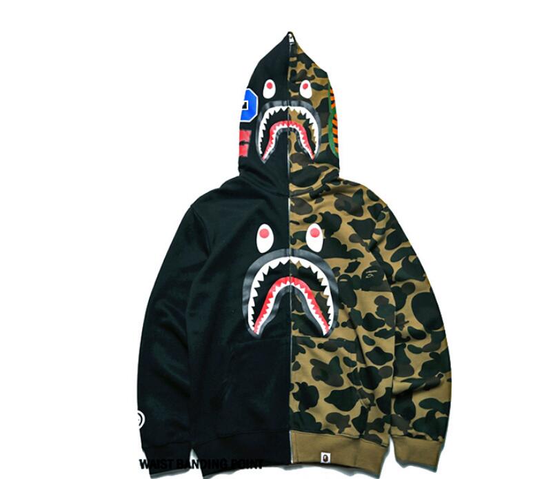YYG Mens Chinese Style Splicing Sport Color Block Embroidery Pullover Hoodies Sweatshirt