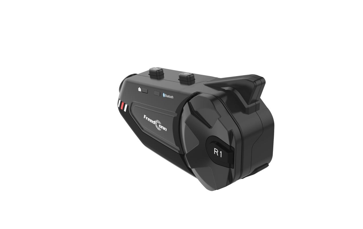 

FreedConn R1-Plus Motorcycle Bluetooth WiFi Recorder Wireless 1000Meters 6 Riders Group Intercom Helmet Headset