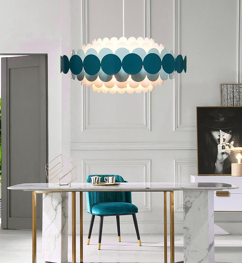 

Nordic Postmodern Pendant Light Iron Art Decor Light Chandelier Lighting Fixture For Dinning Room Bedroom