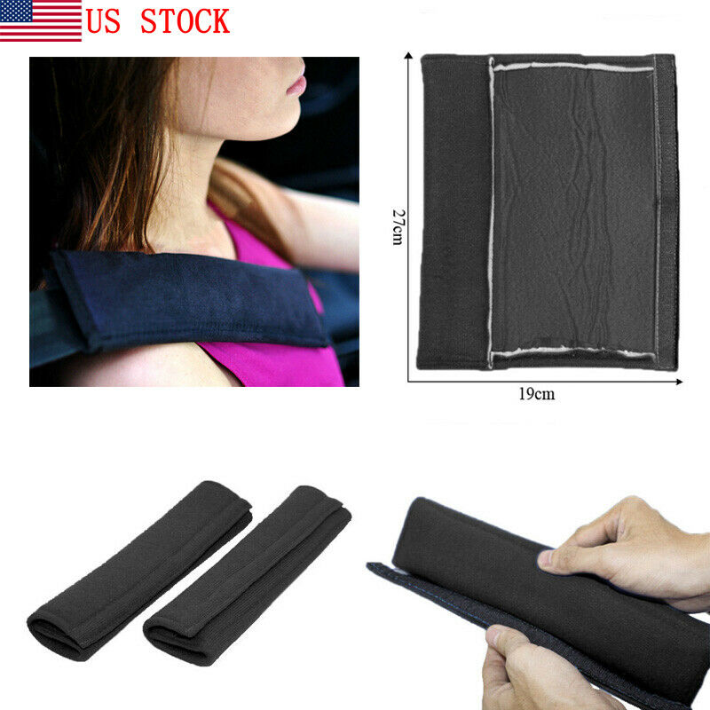 2pcs Car Seat Belt Pad Harness Shoulder Strap Cushion Backpack Safety Protector