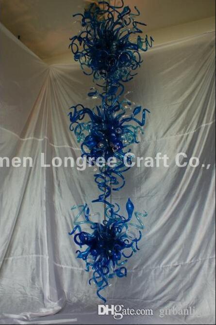 

Unique Designed Handmade Blown Murano Glass Chandelier Light Hotel Decor Custom Made Modern Art Glass Chandelier