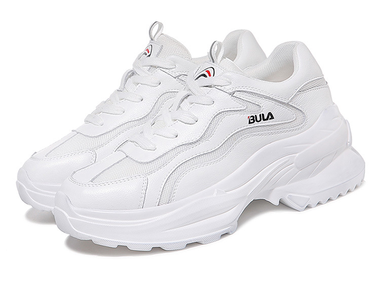 thick white tennis shoes