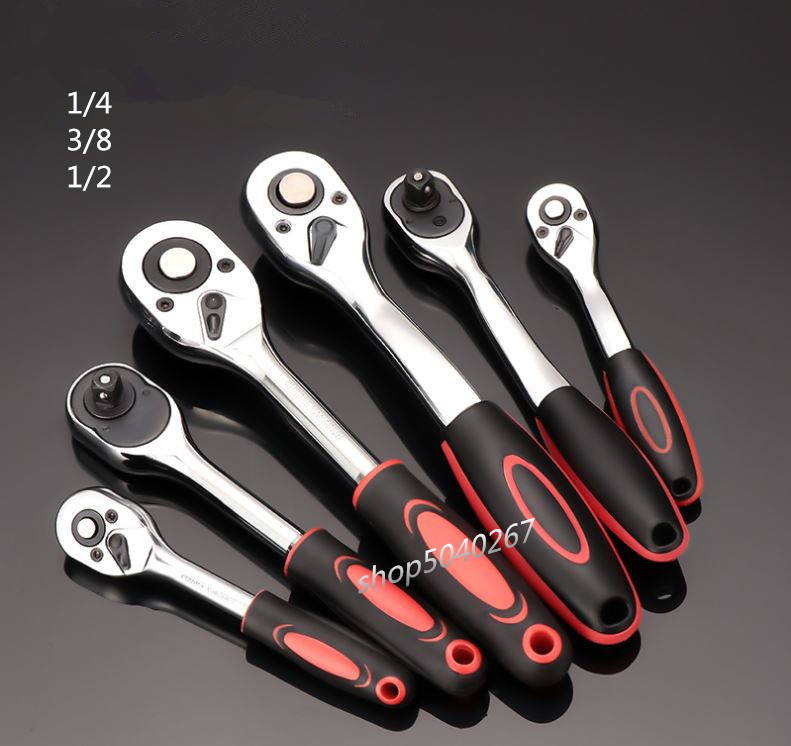 

1pcs 1/4" 3/8" 1/2"Torque And Ratchet Wrench Set 24 /72Teeth Extending Ratchet Socket Wrench Hand Repair Tools