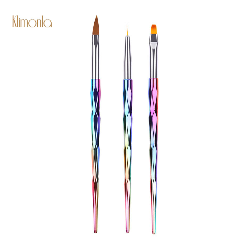 

3Pcs/kit Laser Nail Art Spiral Painting Pen UV Gel Extension Fingernails Line Nail Brushe Set Beauty Manicure Drawing Tools