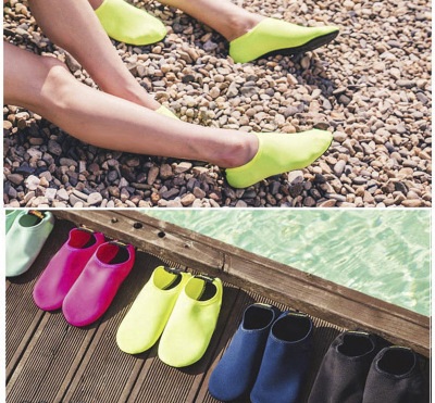 

Men Woman Barefoot Skin Sock Striped Shoes Beach Pool Water Socks GYM Aqua Beach Swim Slipper On Surf Aqua Shoes Swimming Fins