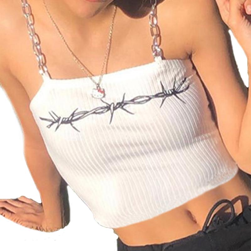 

Women Sleeveless Print Crop Top Casual Soft Yoga Tank Tops Vest, As pic