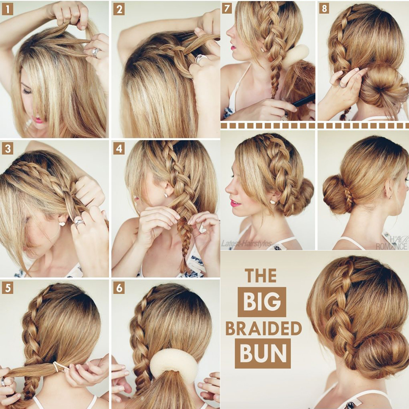 Hair Bun Maker Donut Foam Sponge Easy Big Ring Styling Tools