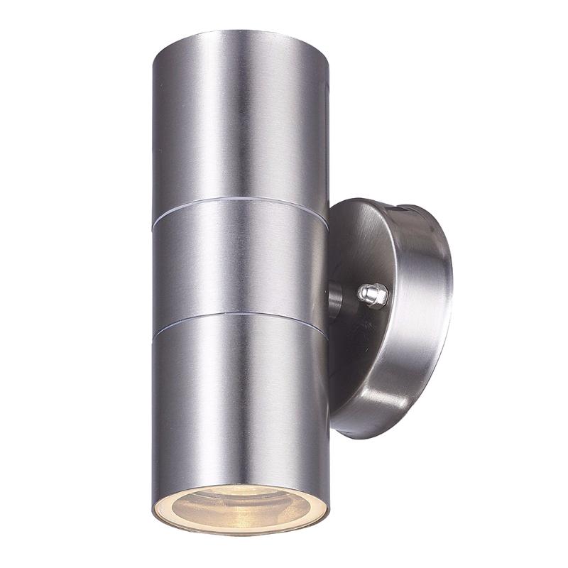 

Outdoor Waterproof Yard Corridor Led Garden Wall Light Up Down Double Head Modern Stainless Steel Pathway Lawn Villa Decoration