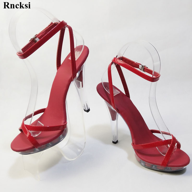 

Rncksi New Sandals Wedding Shoes Dancer Women Shoes Sexy 13CM High-heeled Night Club Party Pole Sexy Dance, Black
