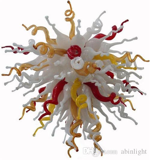 

China Factory Hand Blown Glass Chandelier Light Italy Design Art Decor Clear Glass Hanging LED Chain Chandelier and Pendant Lamps for Home