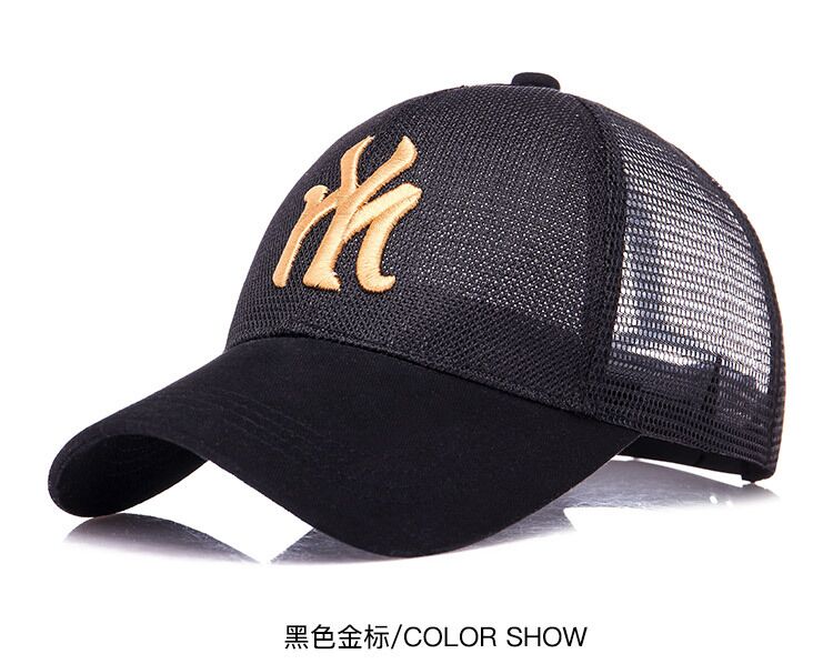 Wire-Lined Baseball Cap Simple and Generous Man Outdoor Travel Baseball Cap Duck Tongue Cap