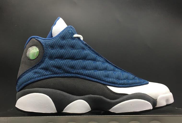 

basketball shes jumpman 13s man sneakers French Blue Flint Grey 414571-401