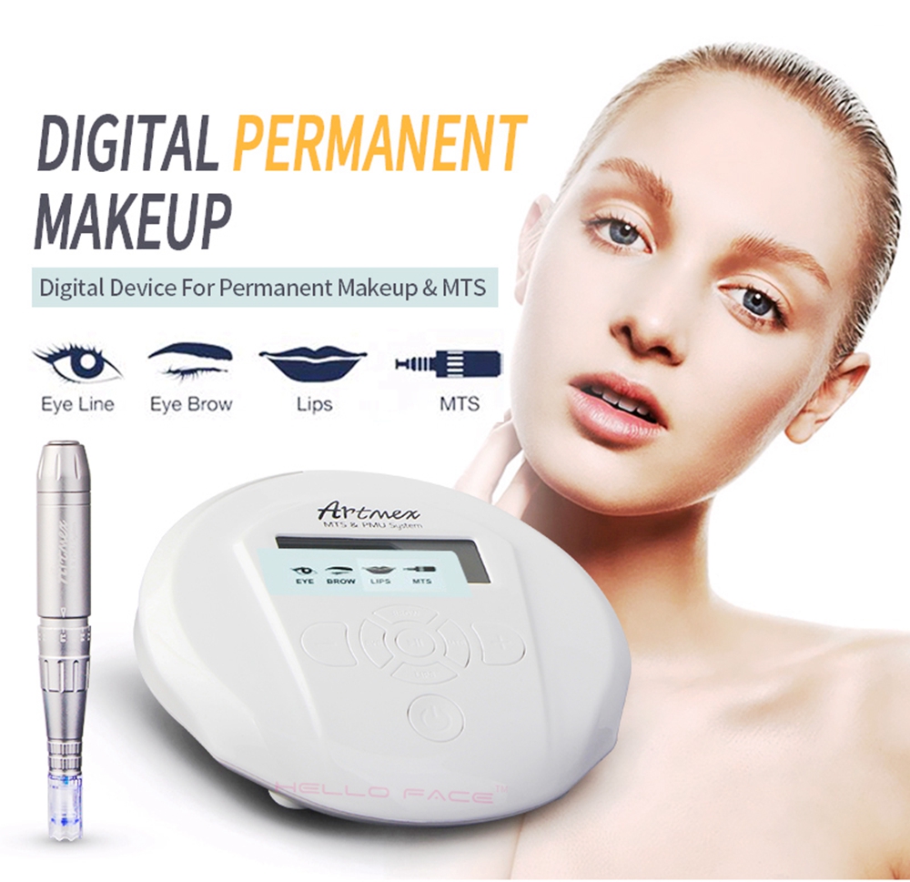 

Portable Artmex V6 Derma Stamp Dr Pen Tattoo Machine Electric Intelligent Microneedle Permanent Makeup Skin Care Beauty