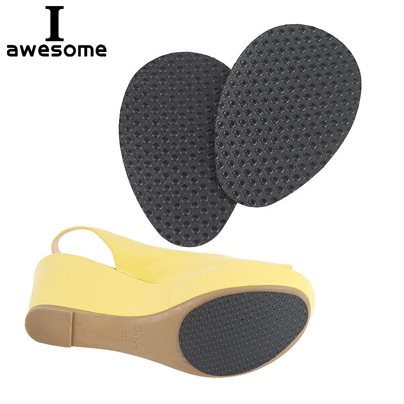 10pairs Self-Stick Sole Protector Pad Shoe Bottom Anti Slip Heel Cover Black