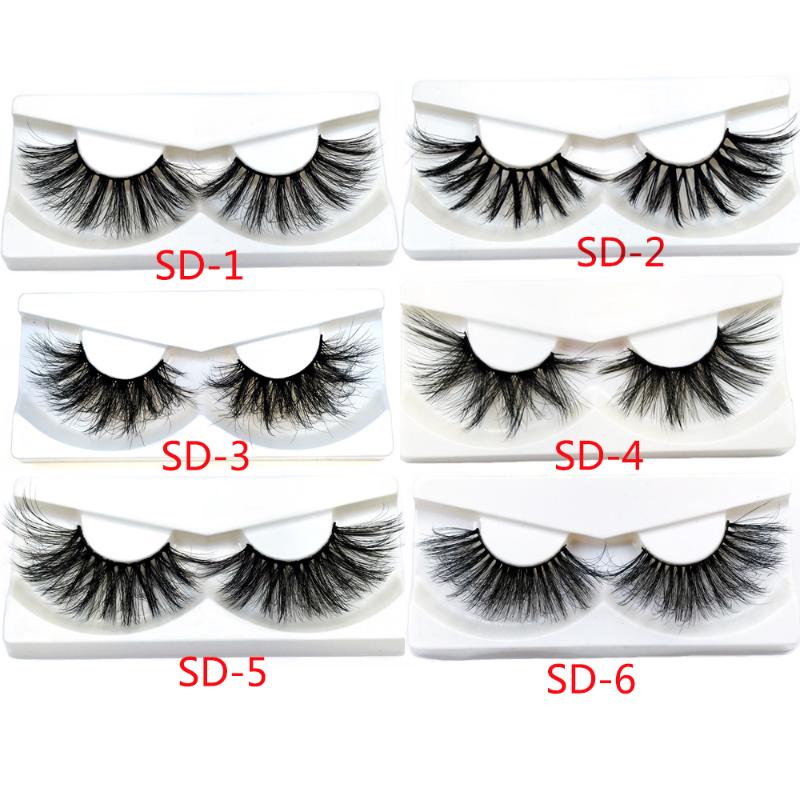 1pair 3D Vison Faux Cils Wispies entrecroisée Fluffy en vrac Extension Cils Mink Lash Cruauté sans maquillage magique Lash