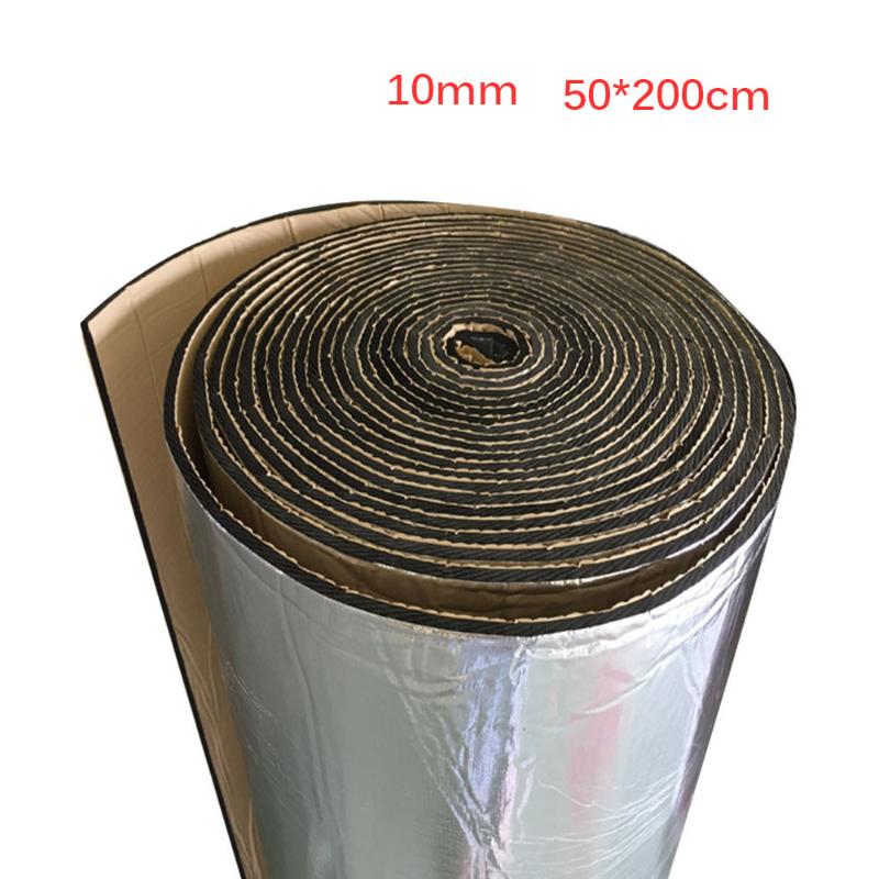 

50*200cm Car Truck Firewall Heat Sound Deadener Insulation Mat Car Heat Sound Thermal Proofing Pad 10mm Noise Insulation Wool