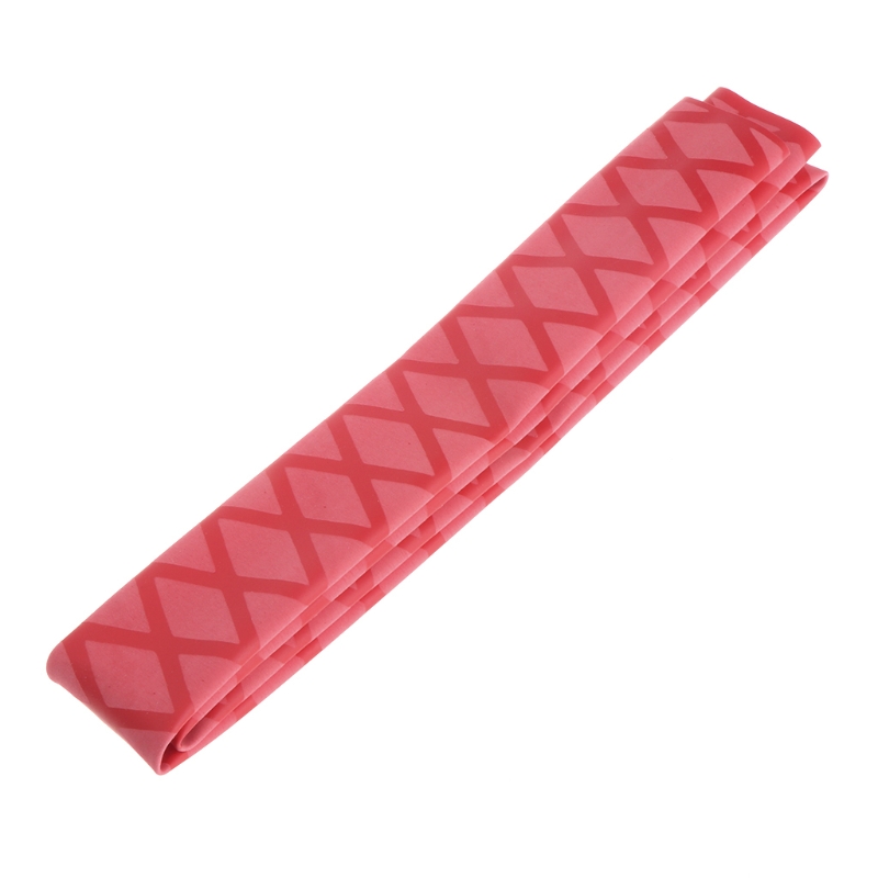 

1M Fishing Rod Anti Slip Static Handle Sleeve Heat Shrink Rubber Sweat Absorbing Q84C, Black