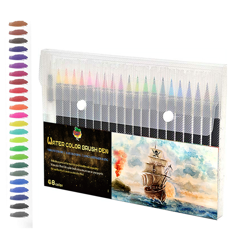 

Watercolor Painting Pen With Flexible Nylon Calligraphy Paint Coloring Art Markers