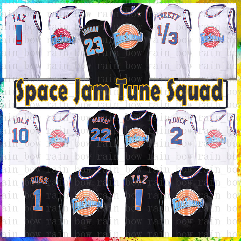

2020 ! Taz 1/3 Tweety Tune Squad Space 2 Jam 1 Bugs Bunny Movie Jersey Michael 23 JD 22 Bill Murray 10 Lola 2 D.DUCK Basketball Jersey dewxe