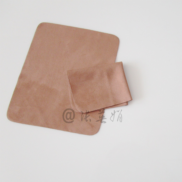 

Coffee Suede Lens Cloth Top Grade Island Wire Glasses Cloth logol