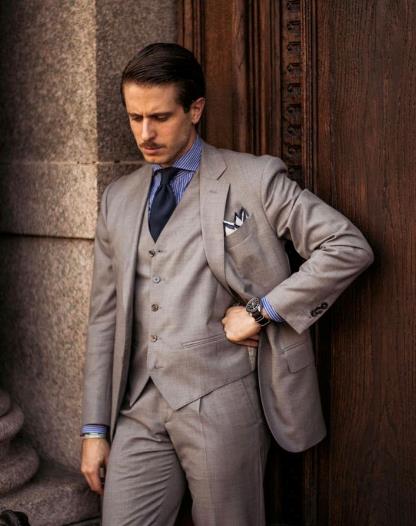 

2020 Latest New Arrival Slim Fit Casual Style Men Suits for Wedding Dinner Prom Blazer Suits With Waistcoat Pants 3 Pieces, Black