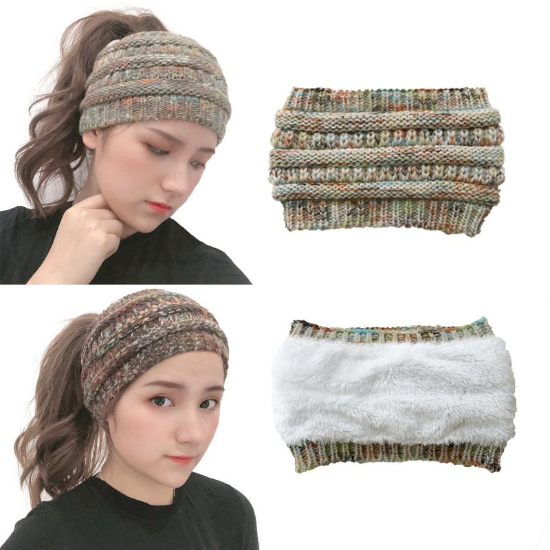 

Winter Fuzzy Fleece Lined Thick Knitted Headband Headwrap Earwarmer Fuzzy Cable Knit Head Wrap Gifts