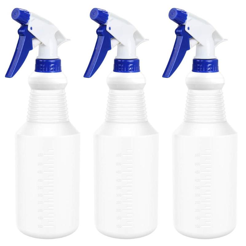 

3 Pack Plastic Spray Bottles 24 oz Leak Proof Water Fine Mist Sprayer Empty Bottle Auto Detailing for Plants and Home Use