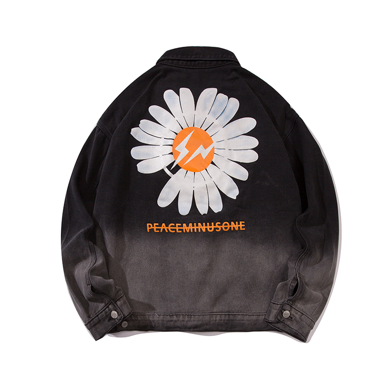 

20ss PEACEMINUSONE Chrysanthemum Jacket Men Women 1: 1 High Quality 2020 Embroidery PEACEMINUSONE Jacket