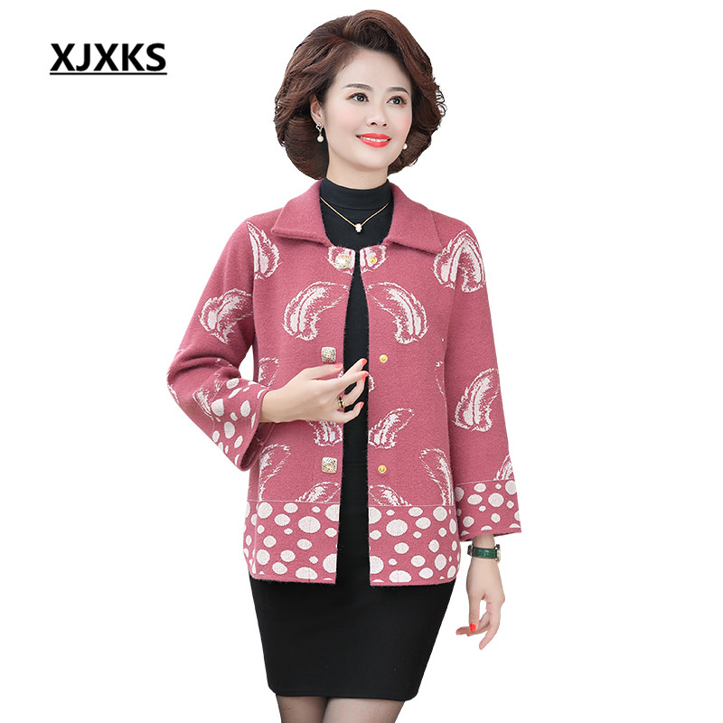 

XJXKS Fashion lapel women coat 2020 autumn winter new loose plus size comfortable cardigan women jacket, Blue