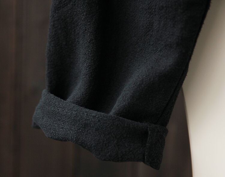 

Origional WOMEN'S Dress Artistic Cotton Linen WOMEN'S Pants 2020 Spring And Summer New Style Loose-Fit Slimming Casual Harem Lon, Wine red