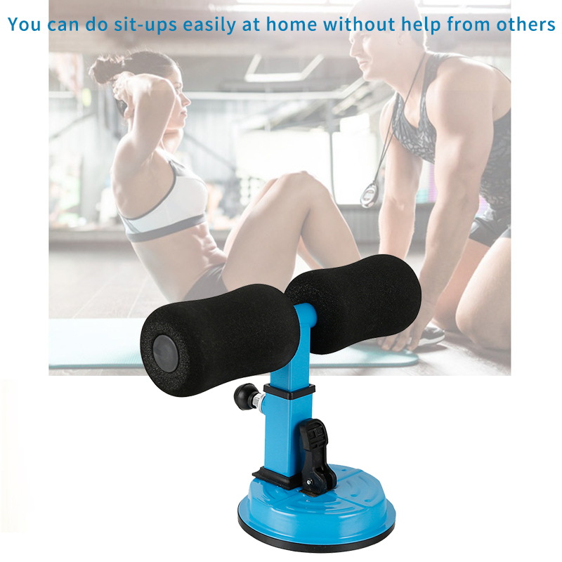 

Sit-Ups Assistant Device with Pull Rope Household Fitness Equipment for Abdominal Muscle Exercise Self-Suction Sit Up, Multi