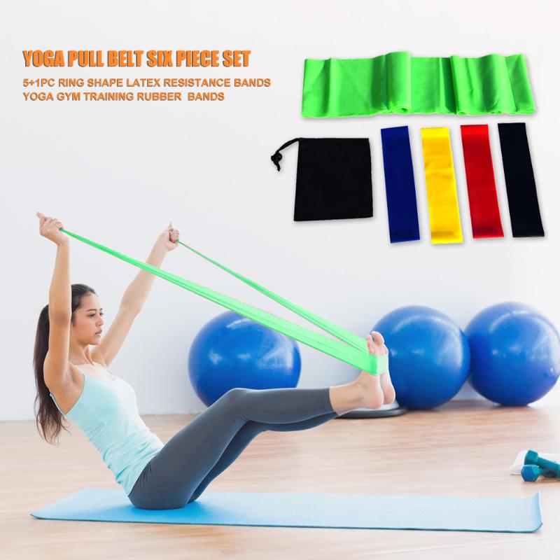 

Yoga Pull Belt Elastic Natural Latex Tension Durable Resistance BandYoga Fitness Rubber Loop Yoga Pilates Strength Training Belt