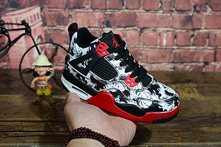 

4s OG Black Cat Basketball Shoes Reflect For kids Boys Girls Sports Training Sneakers High Quality Blackcat Big kids shoes 28-35