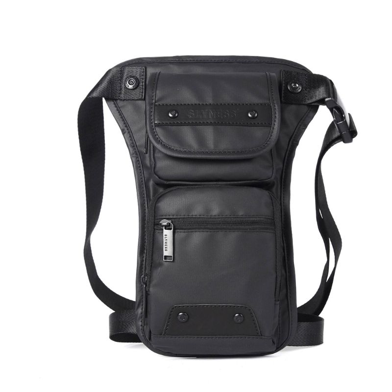 

Portable Men Motorcycle Rider Drop Leg Bag Belt Waist Fanny Pack X5XA, Black