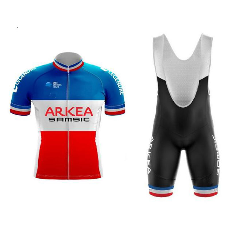 

new pro team 2020 arkea samsic white cycling jersey kits Bicycle maillot breathable MTB quick dry bike Ropa ciclismo gel pad