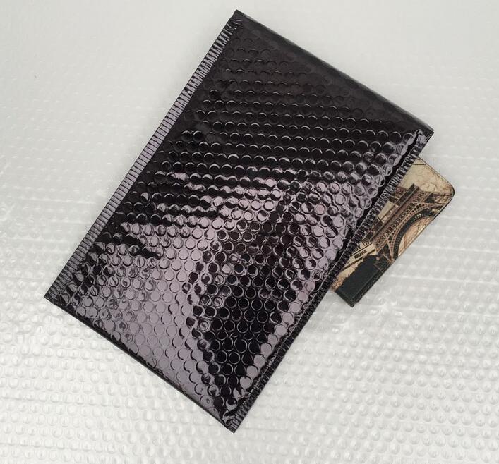 

20pcs/lot 20x28cm Large Black Wrap Metallic Bubble Mailer Bag Gift Bag Aluminum Foil Seals Bubble Envelope Gift Use 18x28cm
