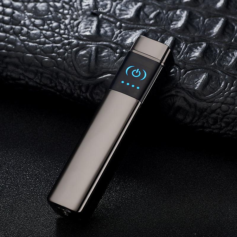 

Mini Double Plasma Arc Lighter Windproof Lighter Cigarette Accessories USB Charging Party STYLE