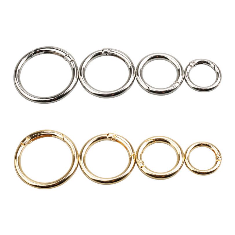 

13mm/17mm/25mm/32mm/38mm O D Ring Spring Buckle Bags Belt Snap Clip s Key Dog Collar Bag Clothing Accessories, Black
