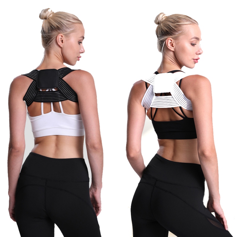 

Adult Kids Orthopedic Support Brace Posture for Lower OR Upper Back Pain Relief Neck Pain Scoliosis Kyphosis Corrector Perfect, White without pad