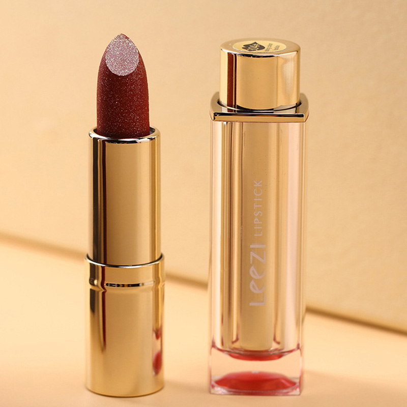 

Hot Sale 1 Pcs Shining Lipstick Waterproof Long Lasting Velvet Lip Sticks, As picture