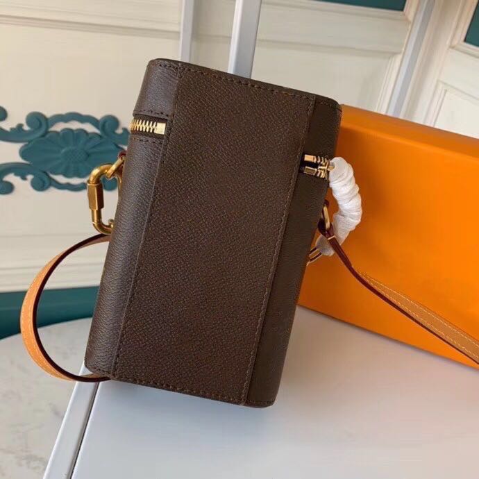 

Handbags Purse Mini Body Box Designer Classic Leather Clutch Bags Satche Chain Shoulder Evening Cross Messenger Phone Bag Ktjqp, Brown flower