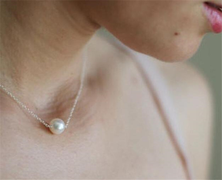 

Elegant Pearl Pendant Necklace Gold & Silver Plated Chain Women Fashion Necklaces Delicately Fine Jewelry Lover Gift A173