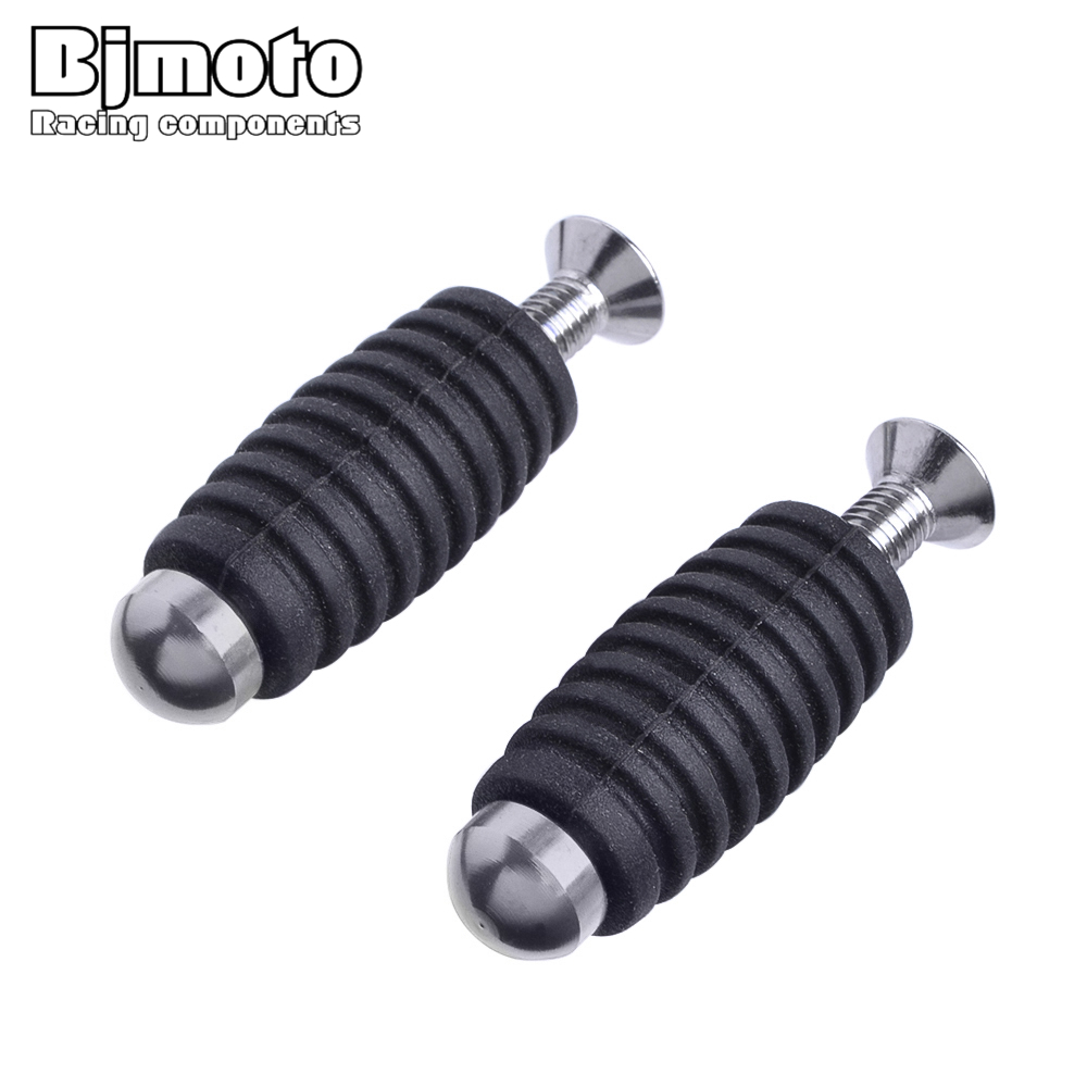 

Bjmoto Motorcycle 6mm M6 CNC Gear Shift Brake Lever Footrests Footpeg Rearset Foot pegs moto with M6 thread Shift Brake lever