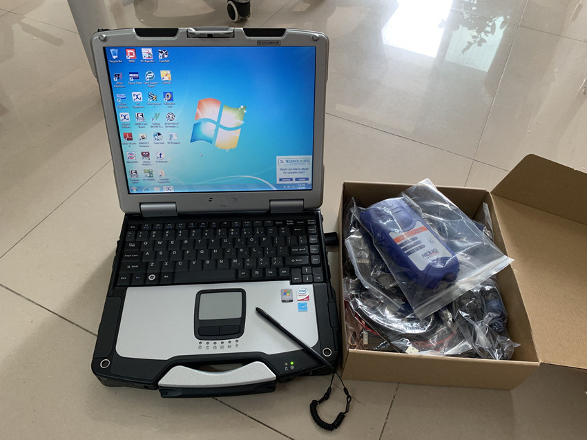 

Heavy Duty Truck Scanner tool NEXIQ USB Link Diagnostic 125032 with laptop cf30 touch screen pc full kit